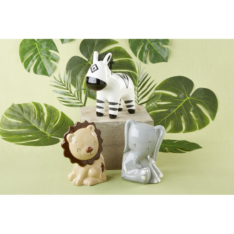 Harriet Bee Erbe Ceramic Zebra Piggy Bank & Reviews Wayfair